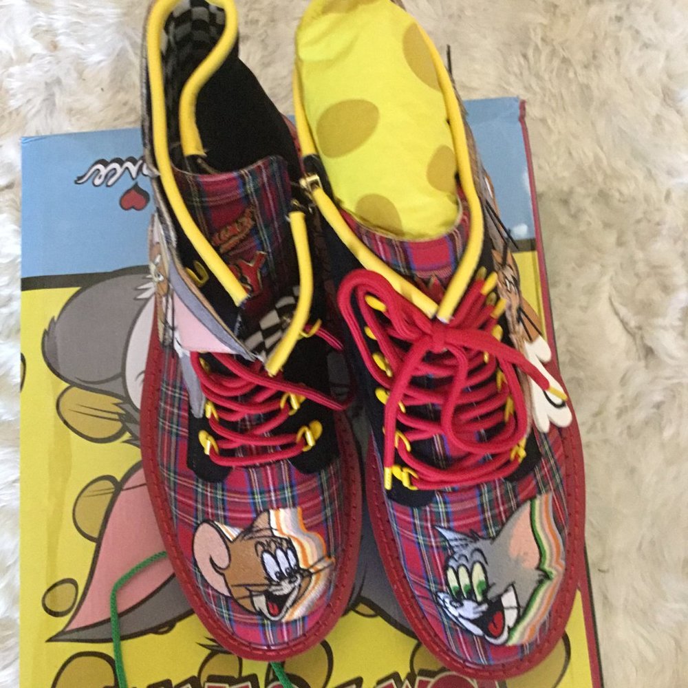 Irregular Choice Tom And Jerry Boots 44 Eu New (1… - image 2